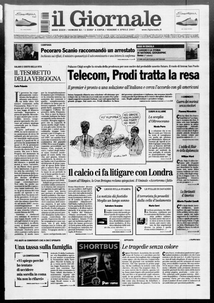 Il giornale : quotidiano del mattino